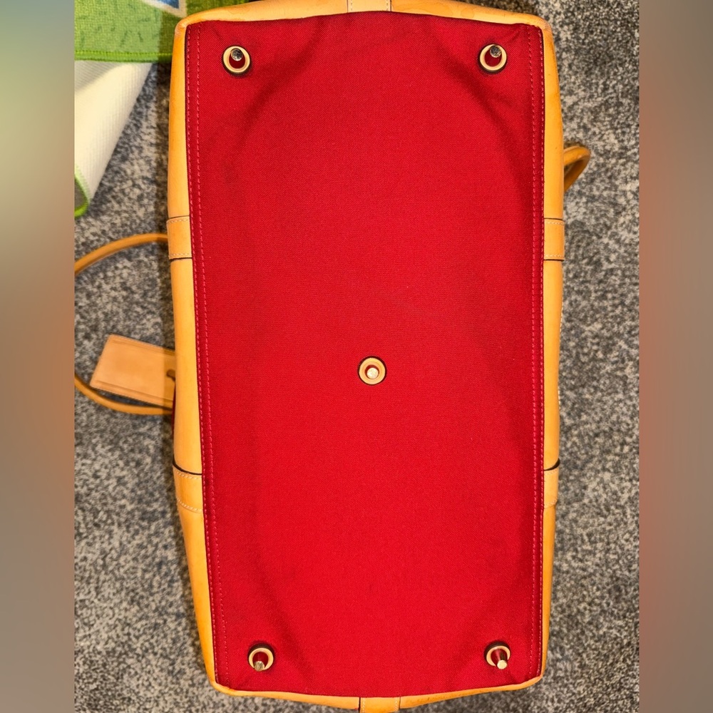 Coach Vintage Transatlantic XL Weekender Red Canvas and Leather 5968 - Picture 9 of 12